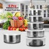 Stainless Steel Protect Fresh Box – 5 Pcs